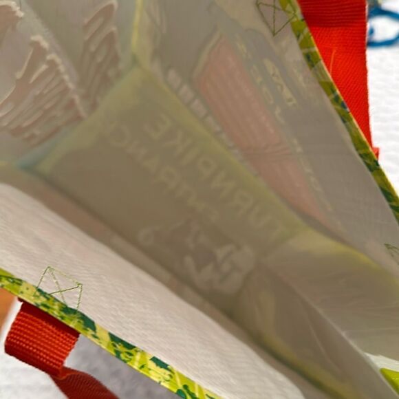 Trader Joe’s Plastic Reusable Shopping Tote Bag 6 Gallon New Jersey - Picture 3 of 14